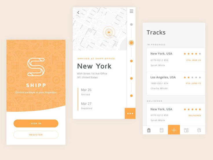 Delivery scheduling and order tracking (should always include a map)