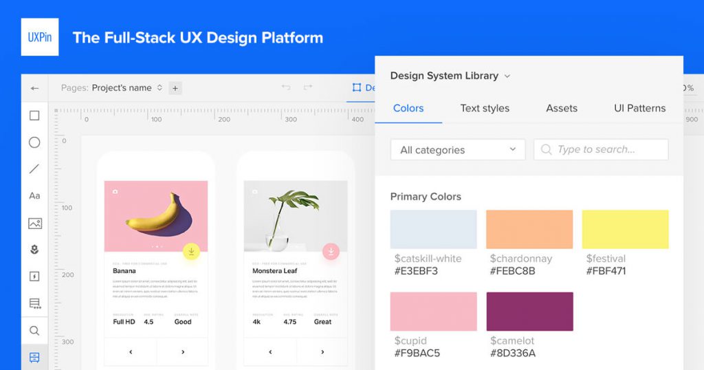 UXPin prototyping app